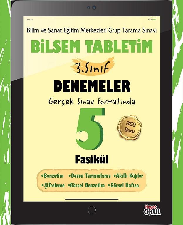 Bilsem Tabletim 3. Sınıf Denemeler 5 Fasikül