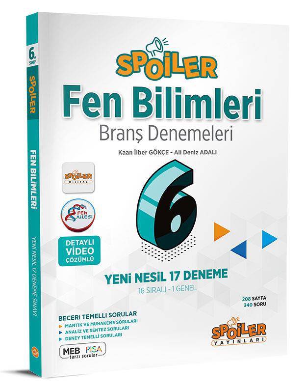 Martı 6. Sınıf Fen Bilimleri Spoiler Branş Denemeleri