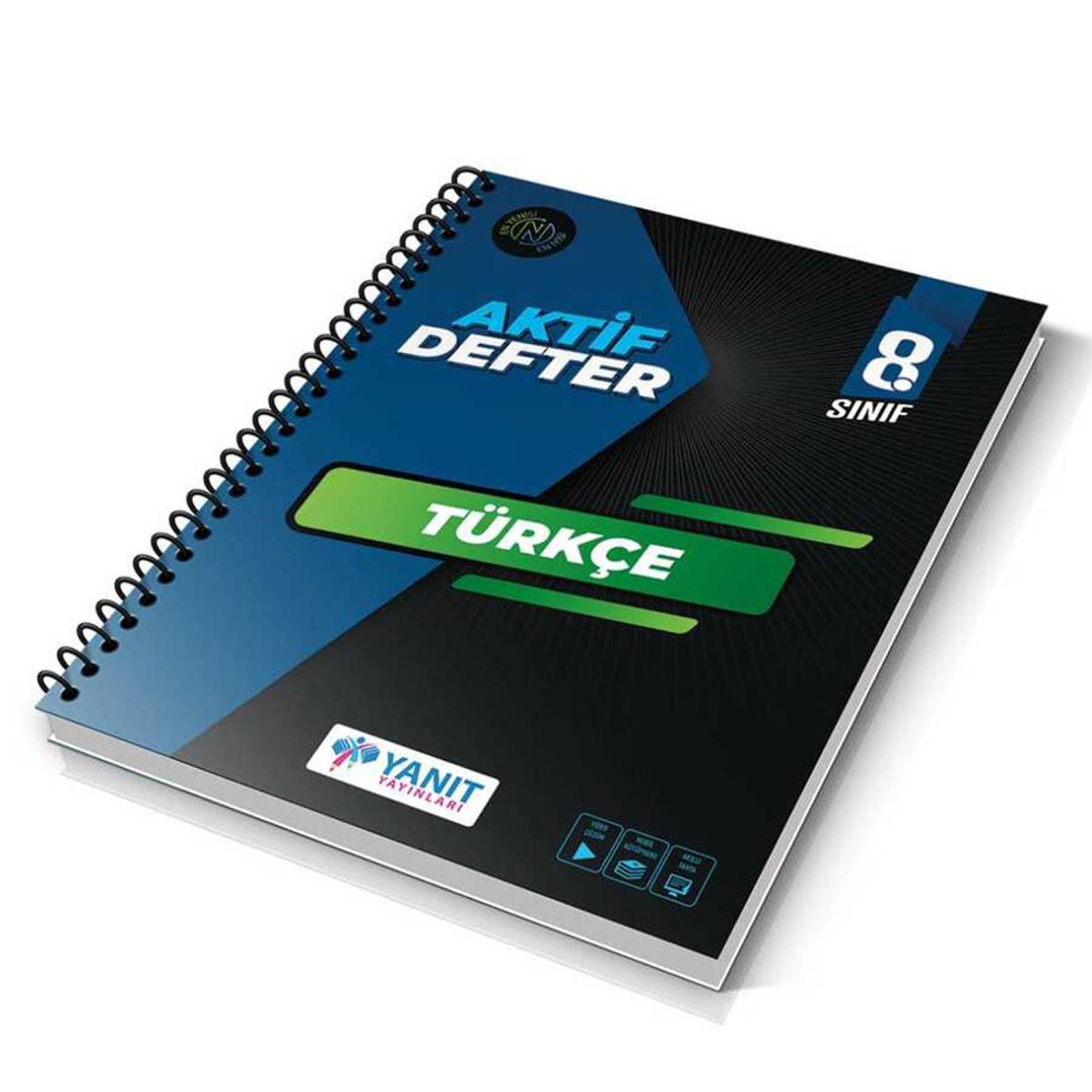 8. Sınıf Türkçe Aktif Defter