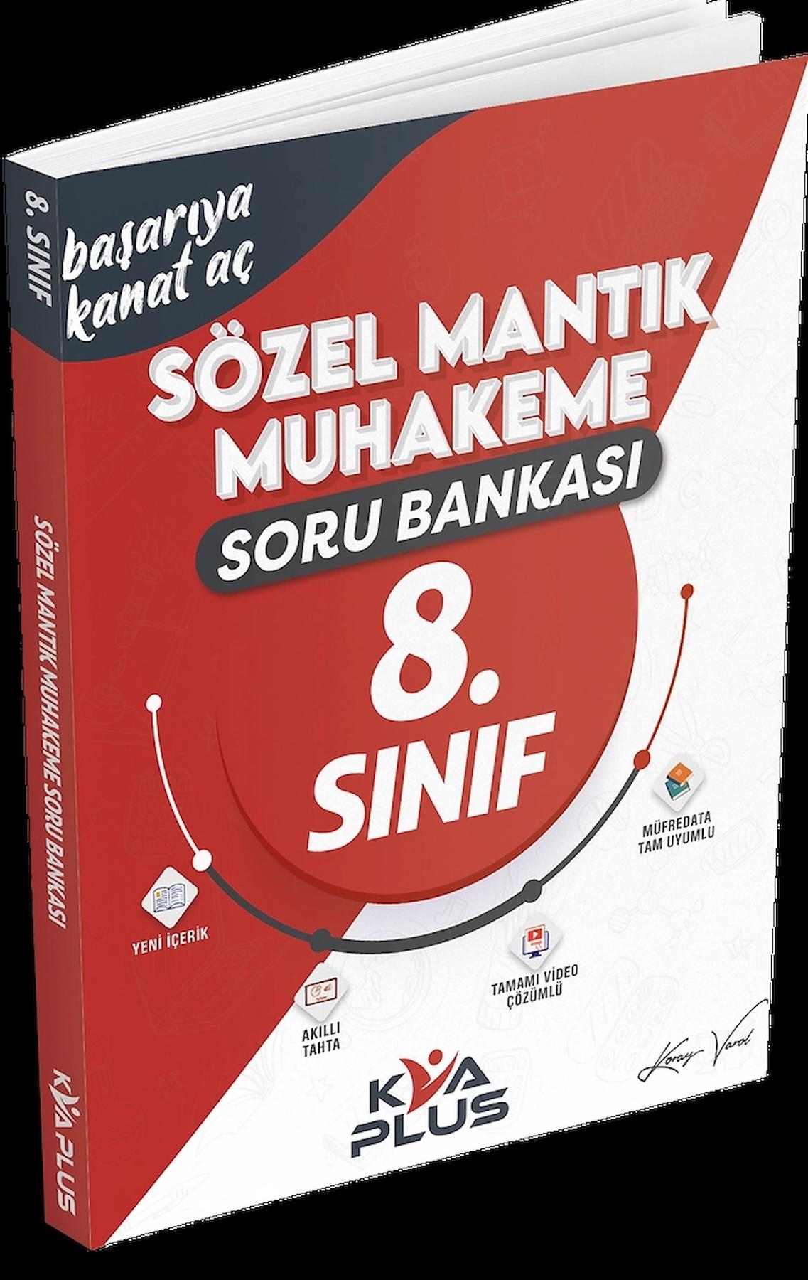 KVA Yayınları 8. Sınıf Türkçe Sözel Mantık Muhakeme Yeni