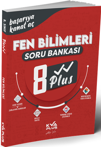 Koray Varol Yayınları 8. Sınıf Plus Serisi Fen Bilimleri Soru Bankası