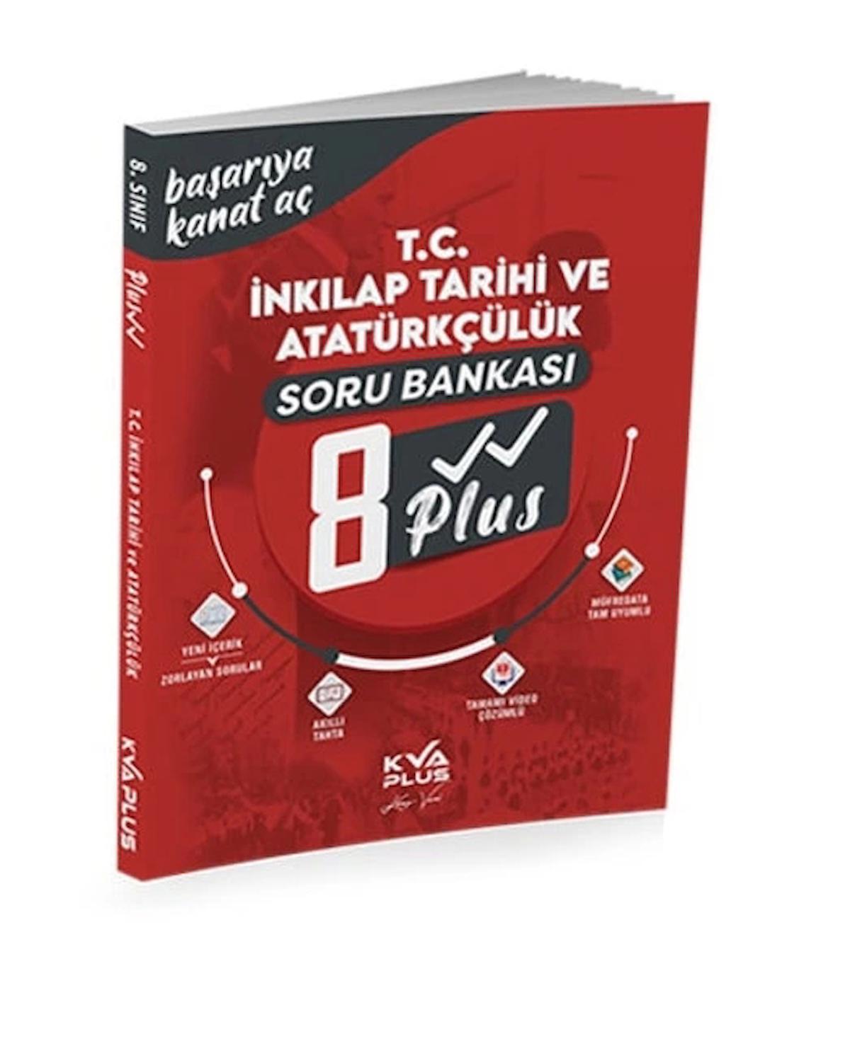 KVA Yayınları 8. Sınıf Plus Serisi T.C. İnkılap Tarihi Soru Bankası Yeni