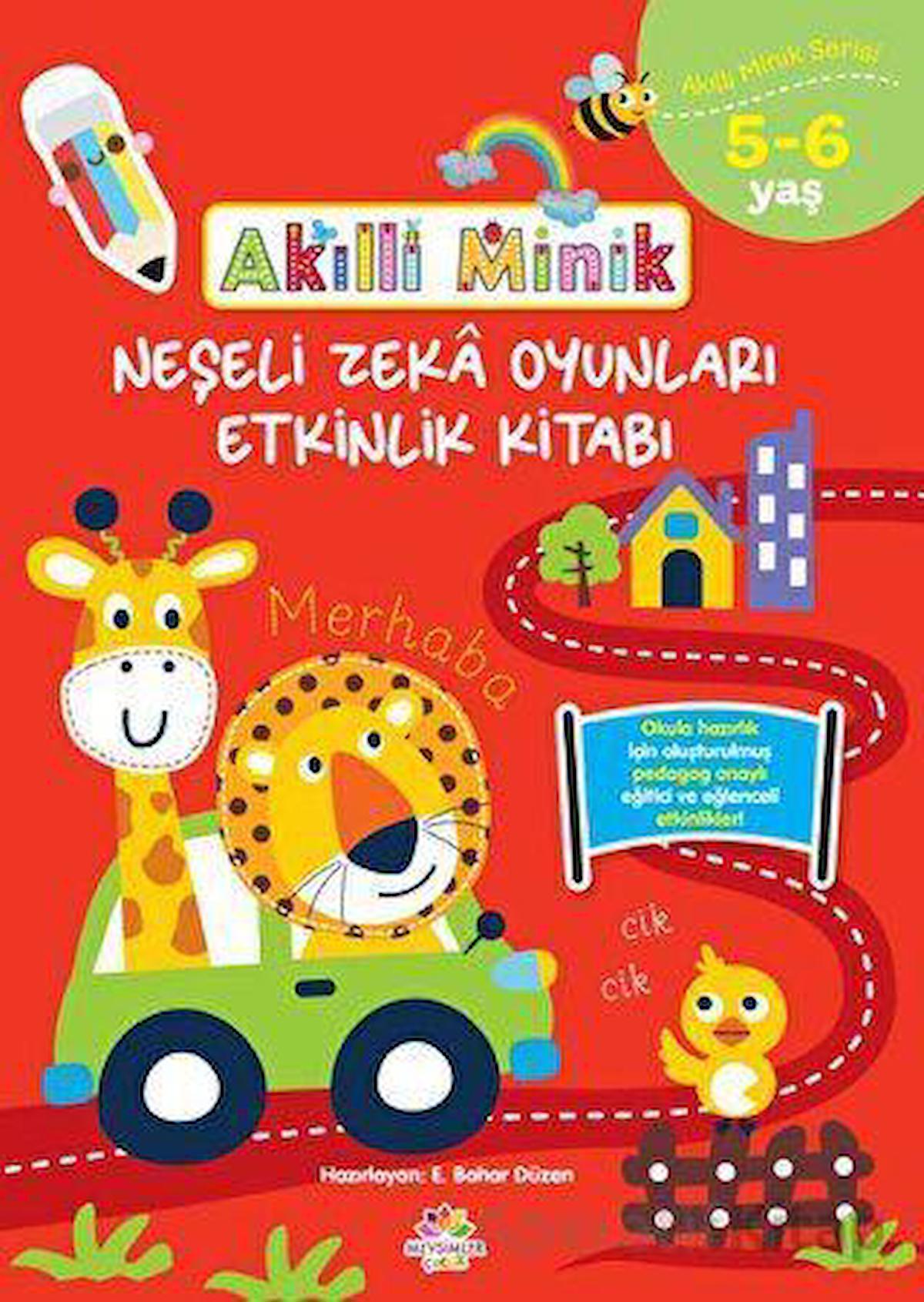 Akıllı Minik Neşeli Zeka Oyunları Etkinlik Kitabı 5-6 Yaş