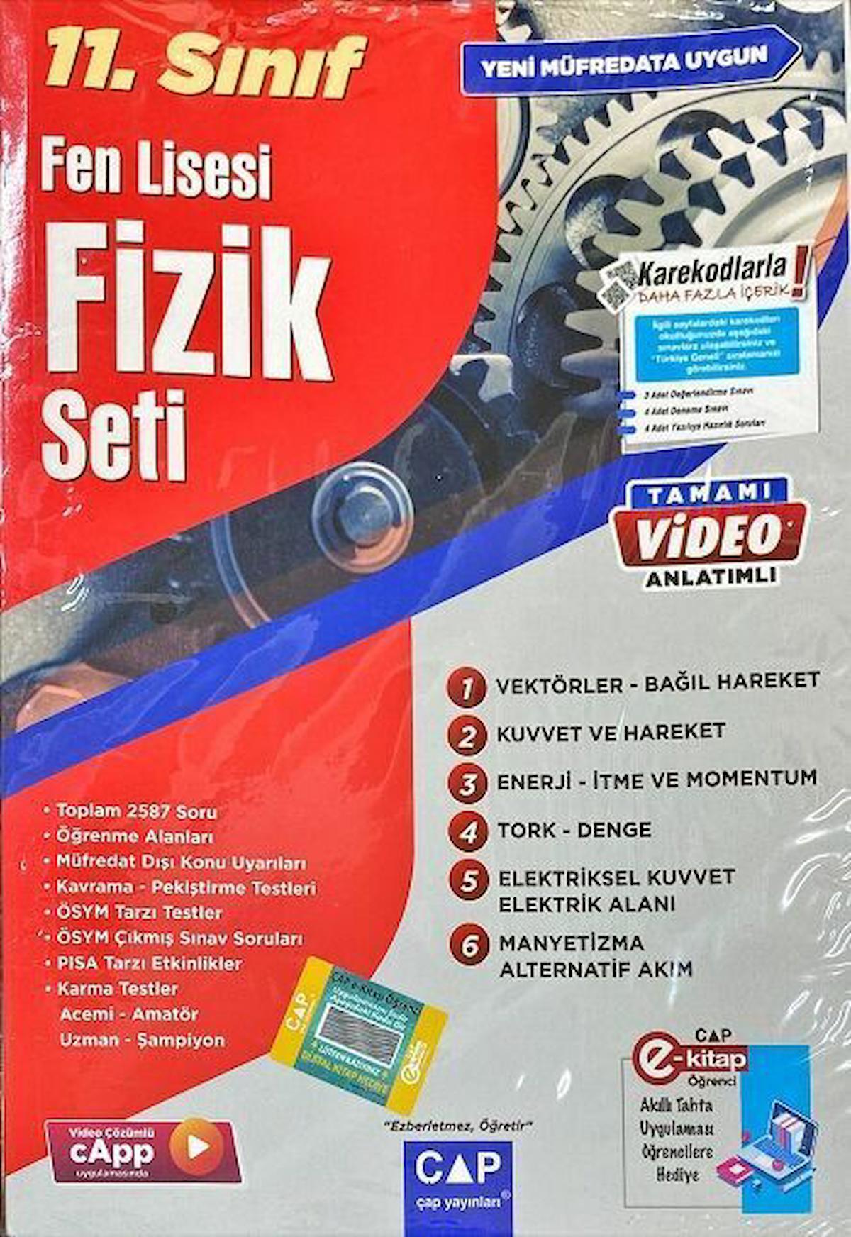 Çap 11. Sınıf Fen Lisesi Fizik Seti