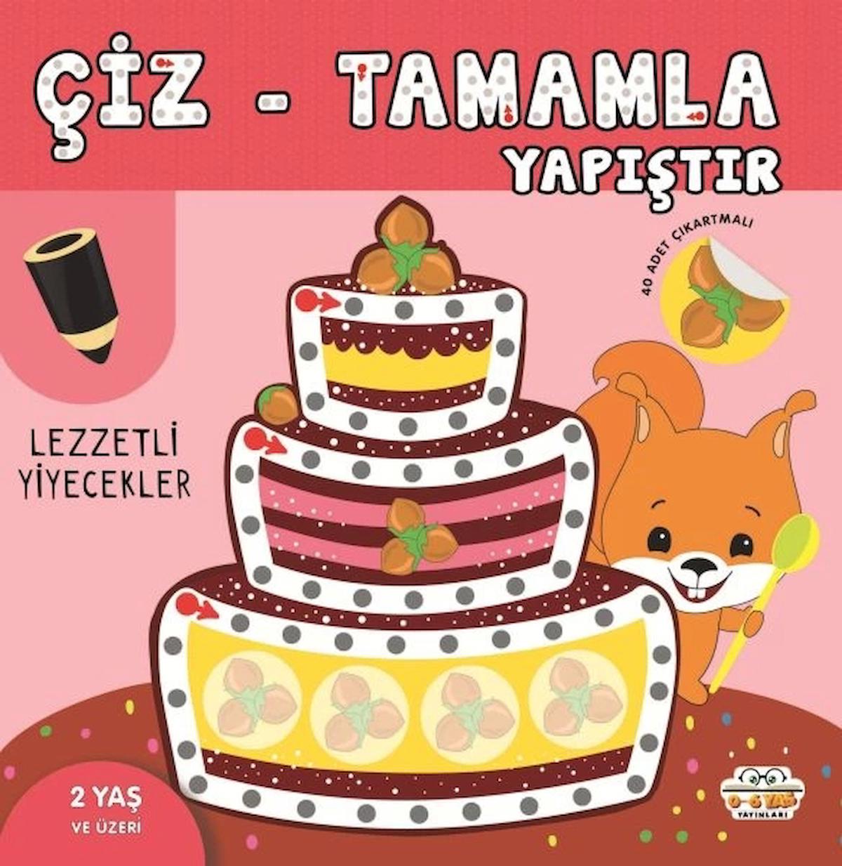 Çiz - Tamamla - Yapıştır Lezzetli Yiyecekler