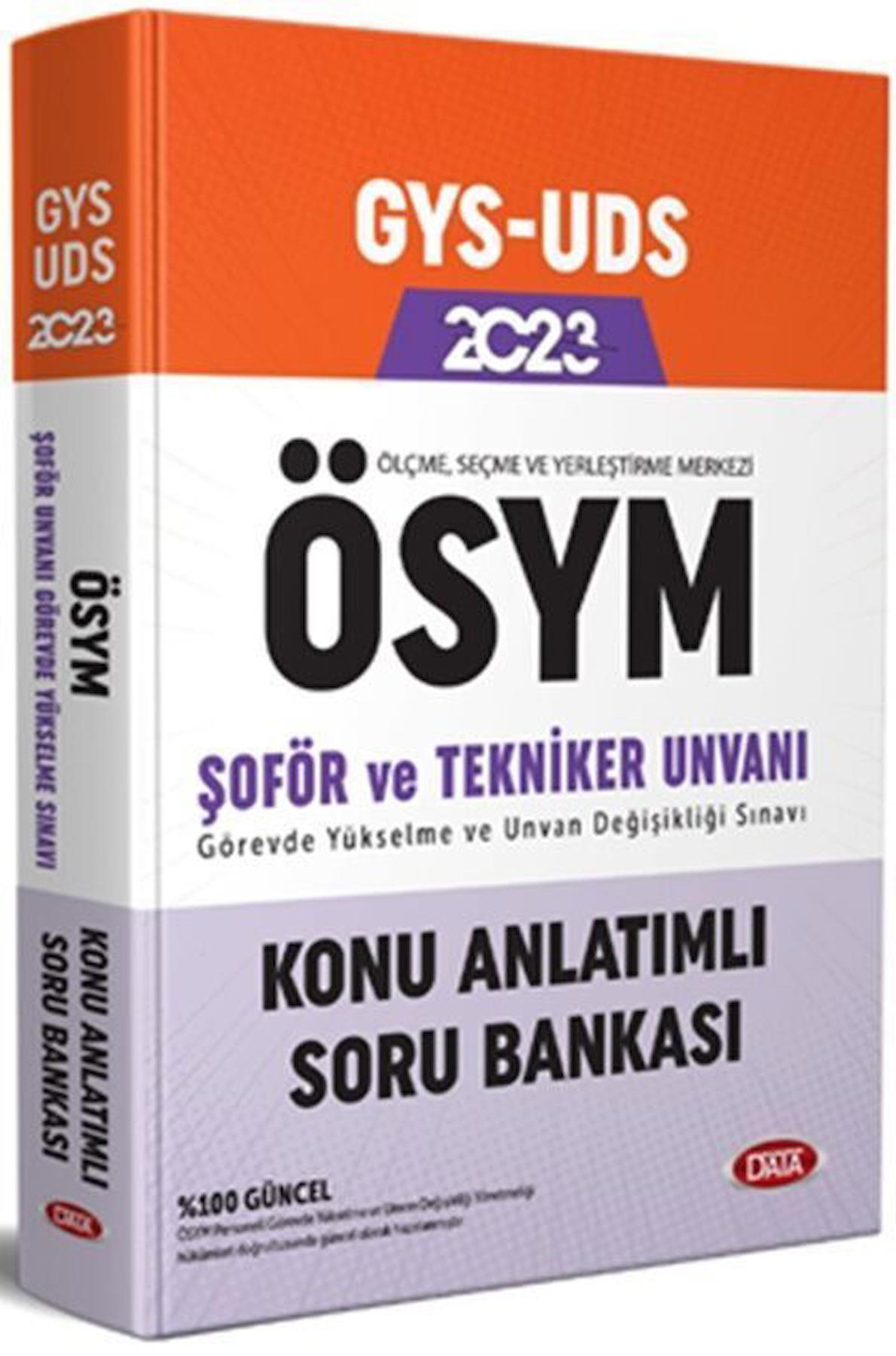 Data Yayınları Ölçme Seçme ve Yerleştirme Merkezi ÖSYM Şoför ve Tekniker Unvan Değişikliği Sınavı Konu Anlatımlı Soru Bankası