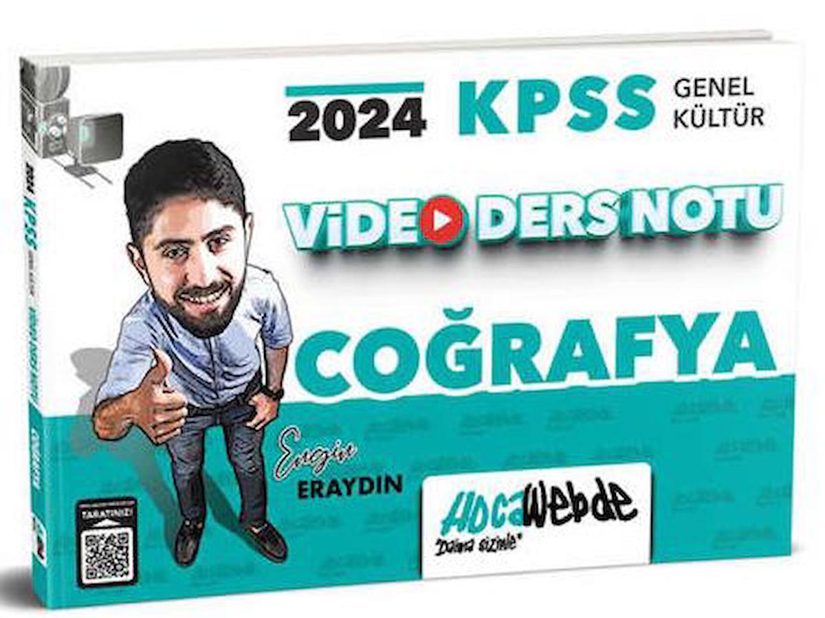 HocaWebde Yayınları 2024 KPSS Coğrafya Video Ders Notları