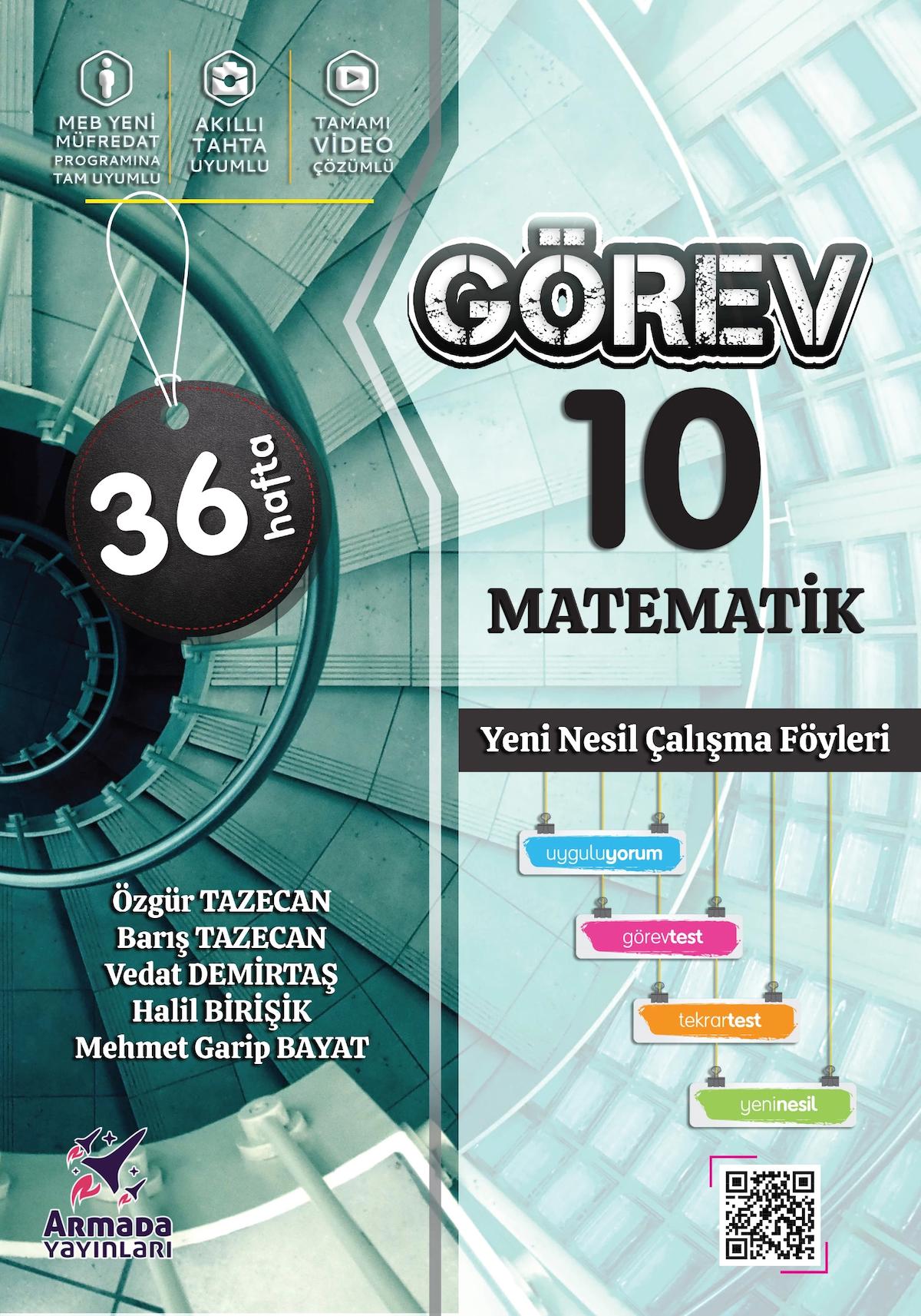 10. Sınıf Görev Matematik Yeni Nesil Çalışma Föyleri (36 Hafta)