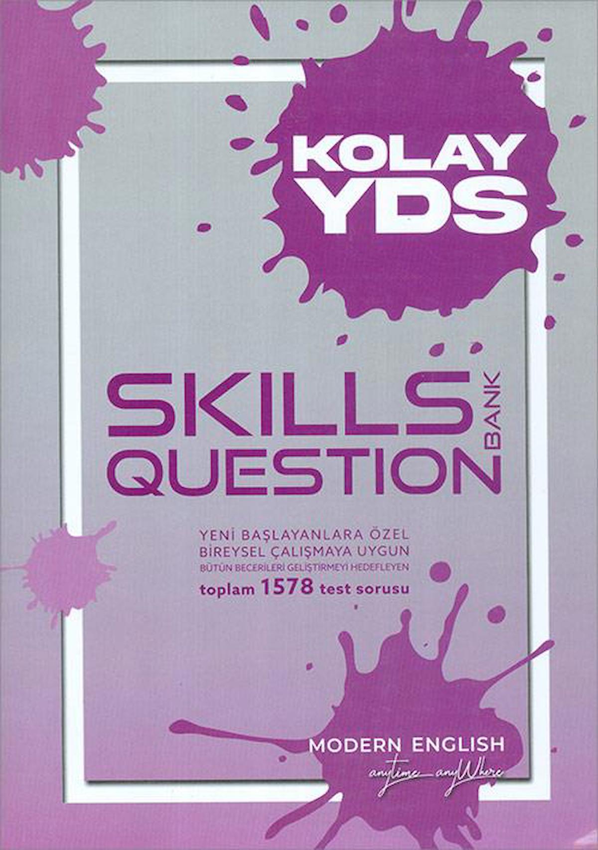 Kolay YDS Skills Question Bank