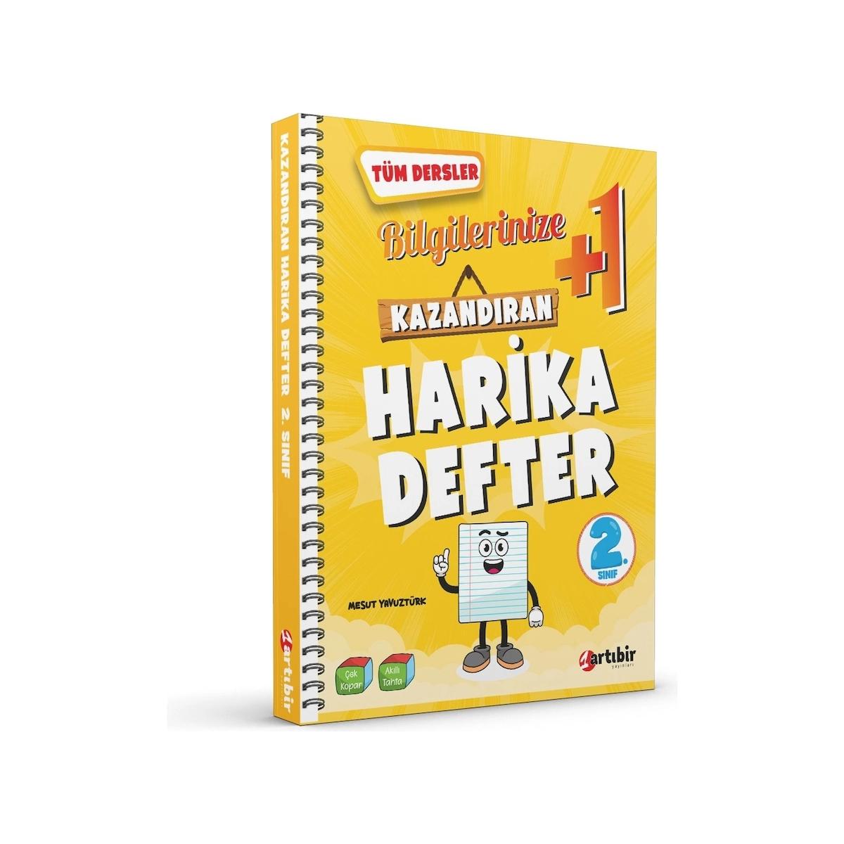 Artıbir Yayınları 2 Sınıf Tüm Dersler Harika Defter (Etkinlikli Sorular ve Yeni Nesil Sorular)