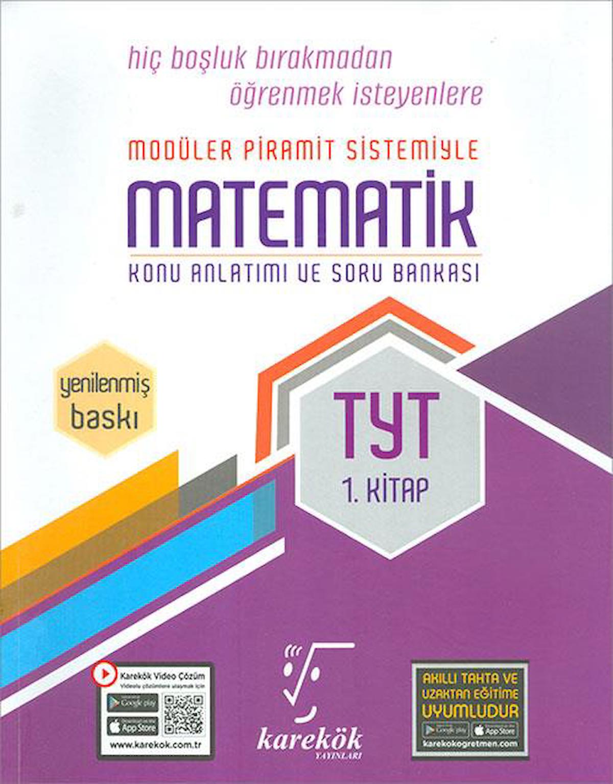 Karekök Yayınları TYT Matematik MPS Konu Anlatımı Soru Bankası 1. Kitap