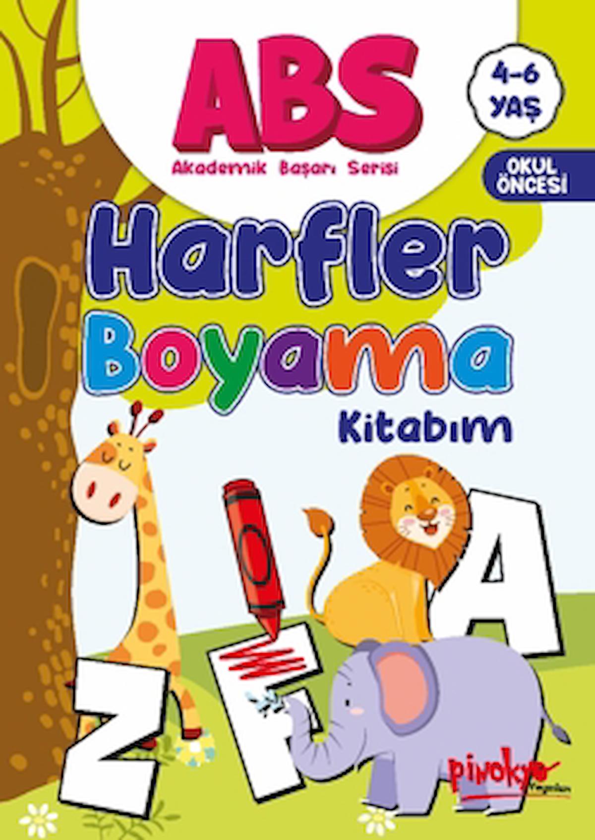 ABS 4-6 Yaş Harfler Boyama Kitabım