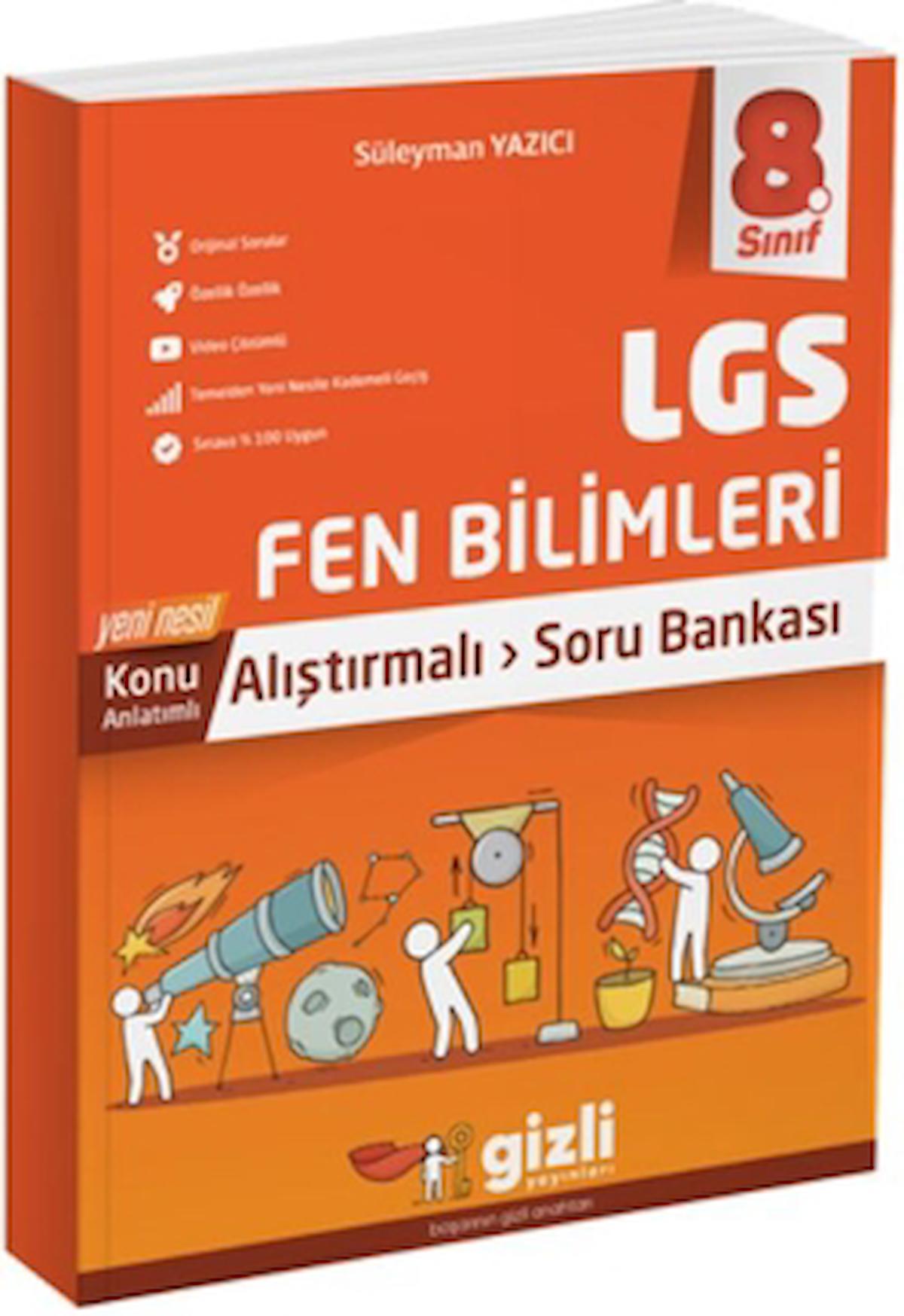 8. Sınıf LGS Fen Bilimleri Alıştırmalı Soru Bankası