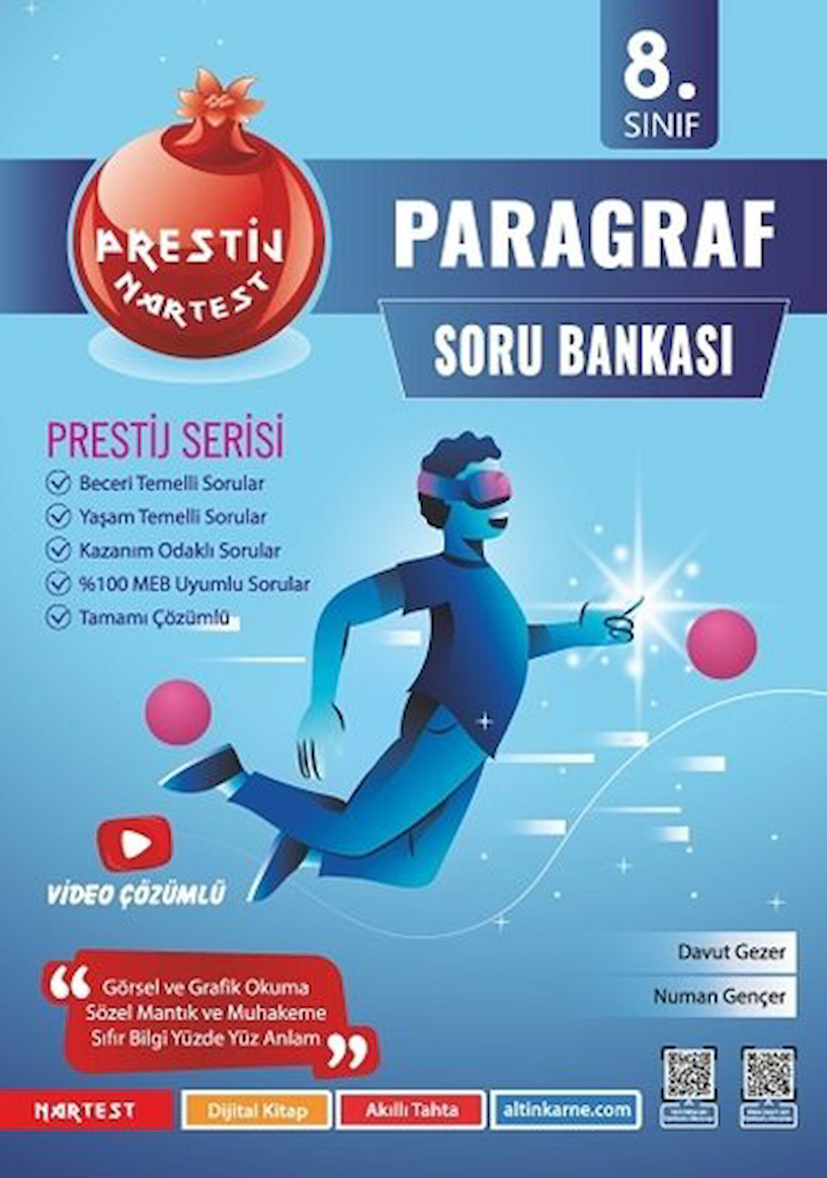 Nartest 8.Sınıf LGS Prestij Paragraf Soru Bankası