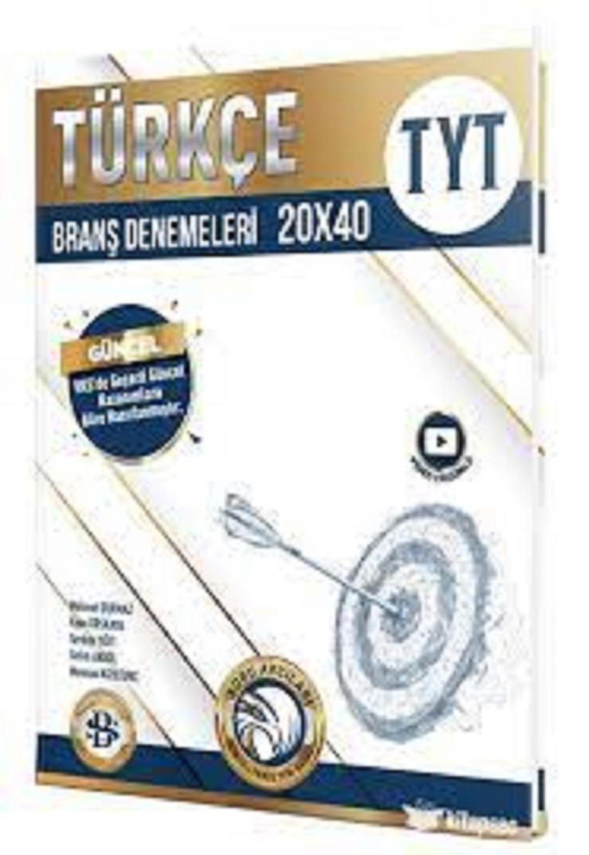 TYT Türkçe 20 x 40 Branş Denemeleri