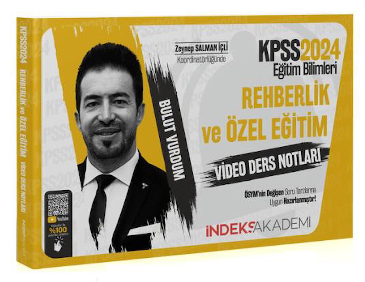 2024 KPSS Eğitim Bilimleri Rehberlik ve Özel Eğitim Video Ders Notları