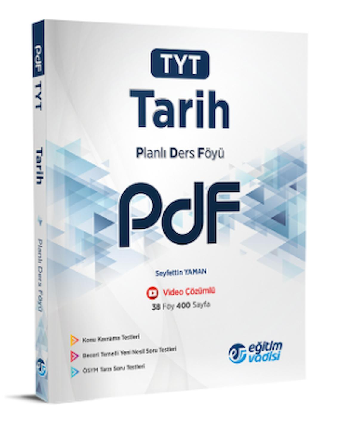 Eğitim Vadisi TYT Tarih PDF Planlı Ders Föyü - pdf föy