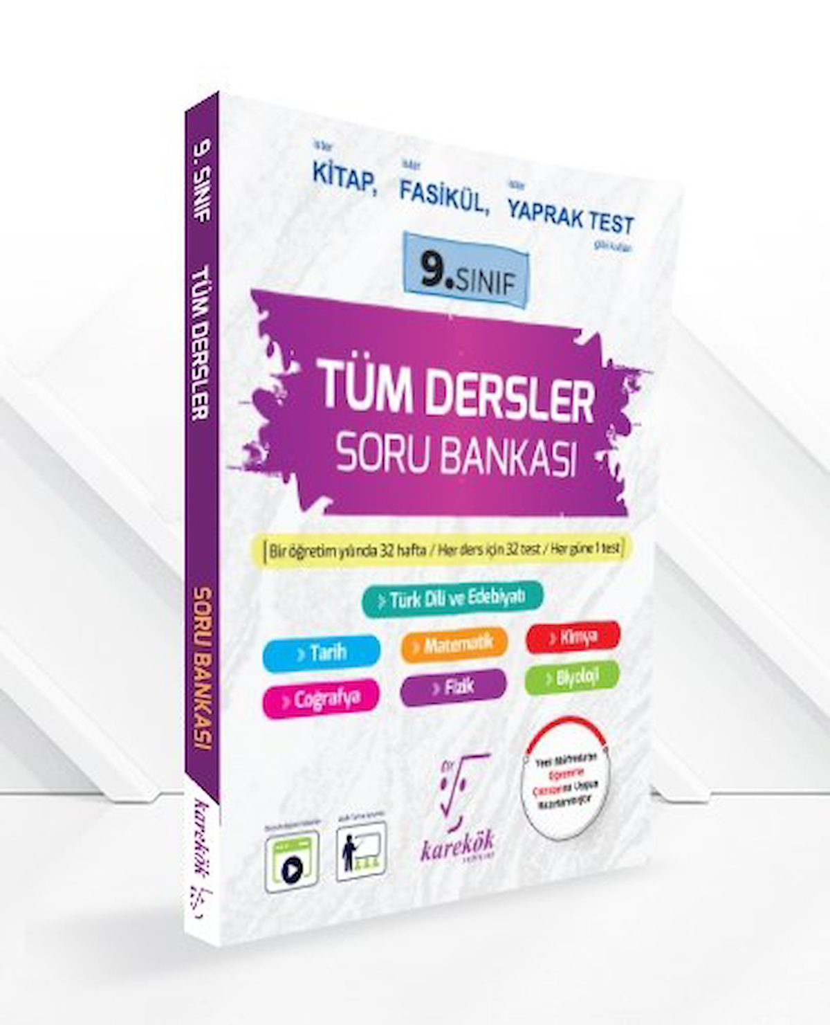 Karekök Yeni Müfredat 9.Sınıf  Tüm Dersler Soru Bankası