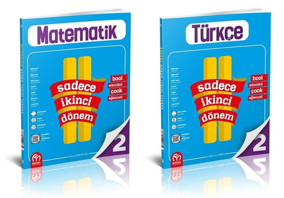 2. Sınıf Sadece İkinci Dönem Türkçe ve Matematik Soru Bankası