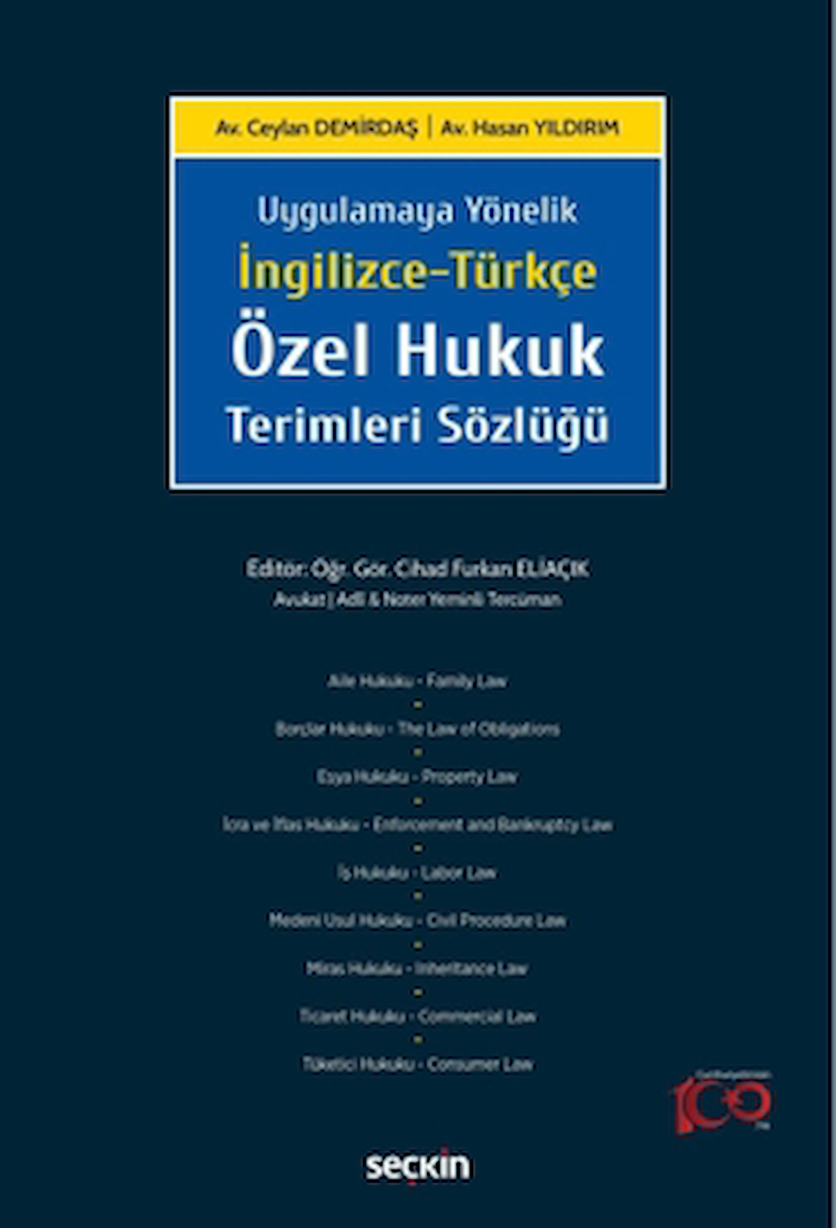 İngilizce-Türkçe Özel Hukuk Terimleri Sözlüğü