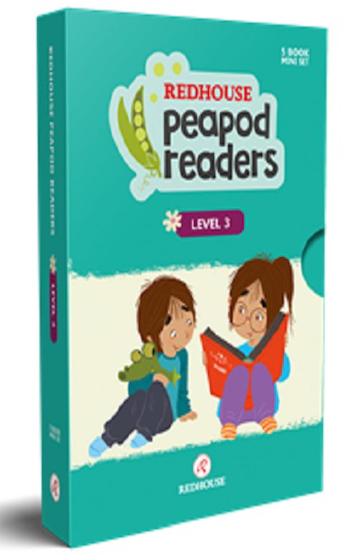 Redhouse Peapod Readers İngilizce Hikaye Seti 3 Kutulu Ürün