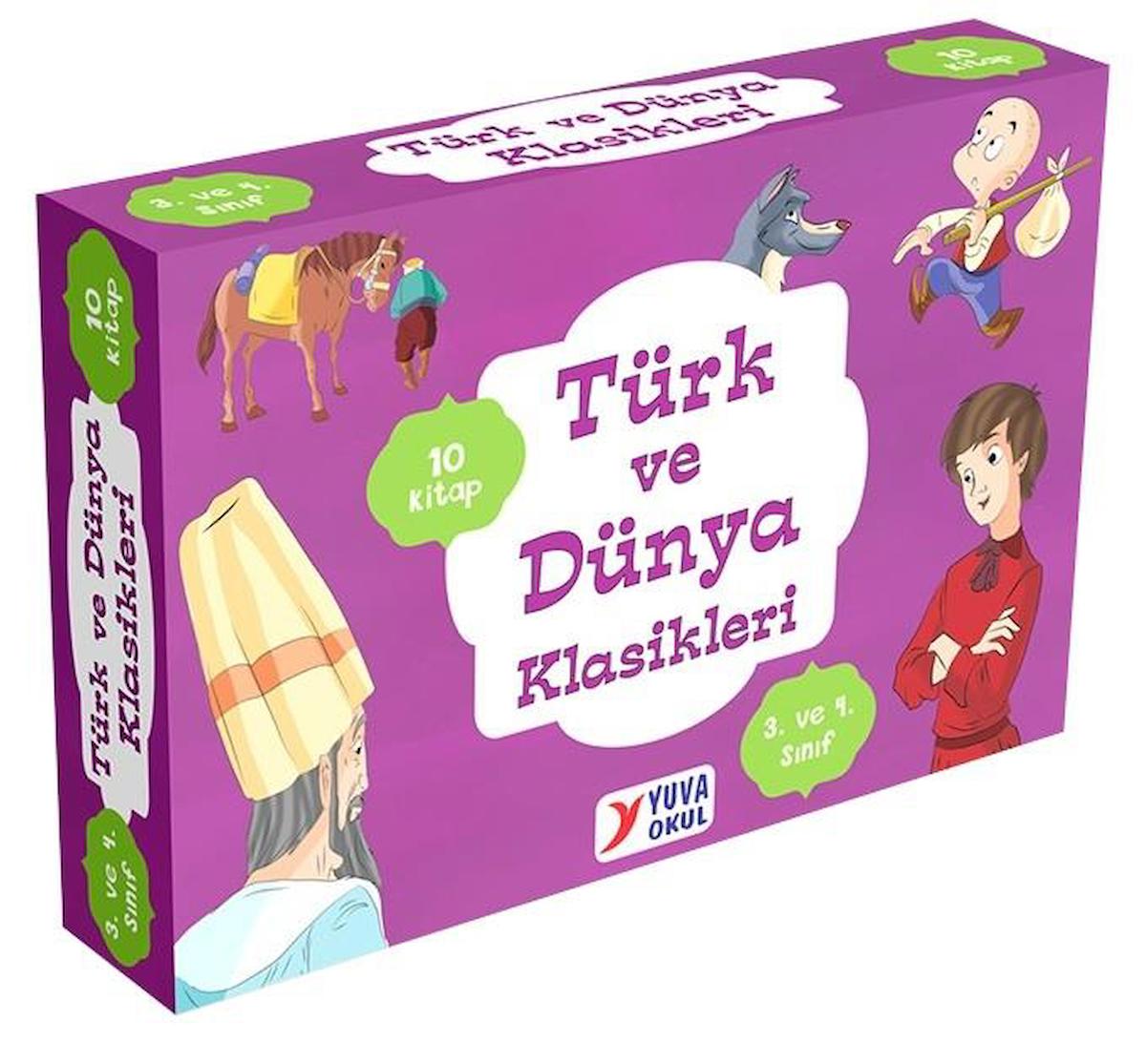 3. ve 4. Sınıf Türk ve Dünya Klasikleri Kutulu Set