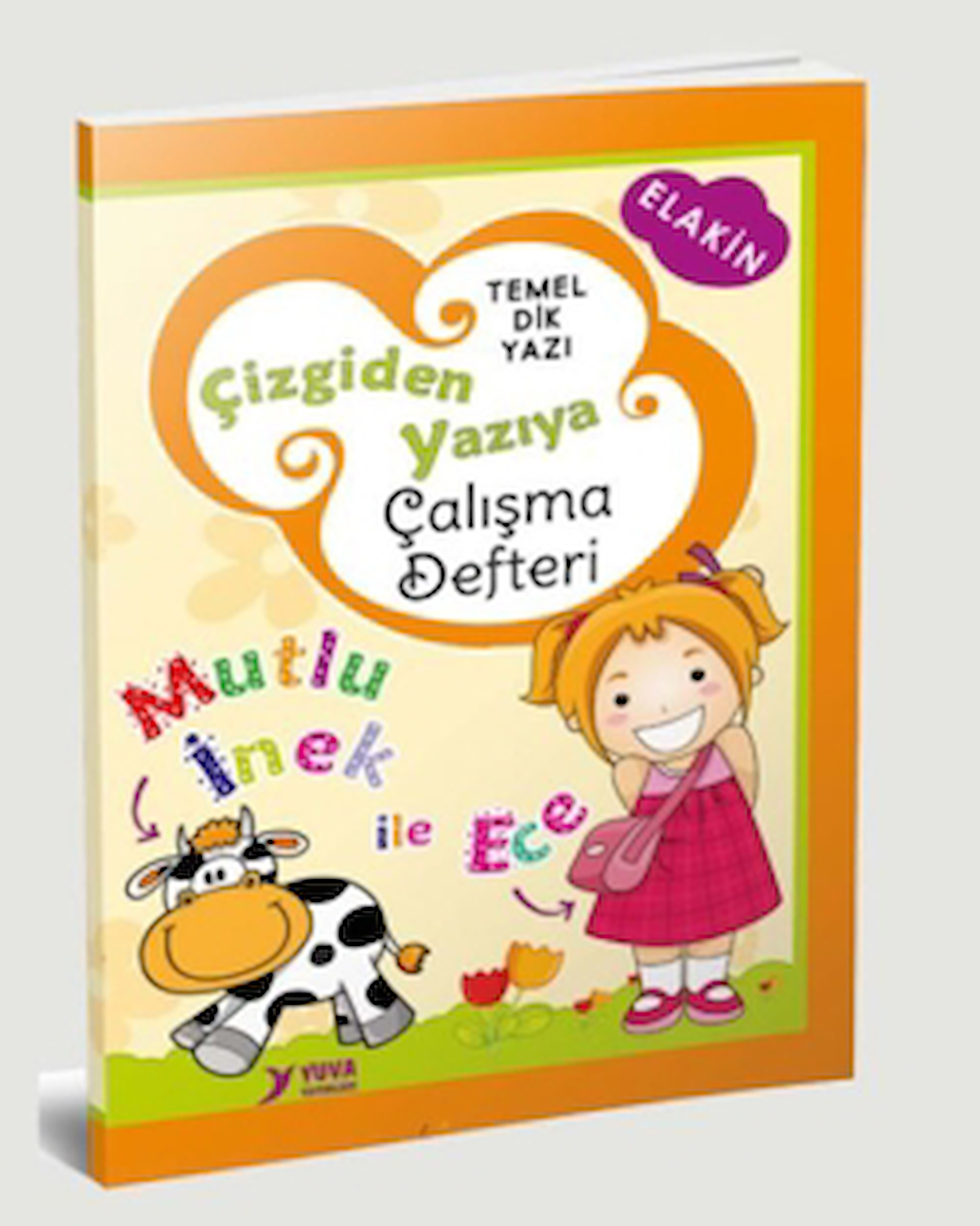 Çizgiden Yazıya Çalışma Defteri (64 sayfa - Düz Yazı - Anetil)