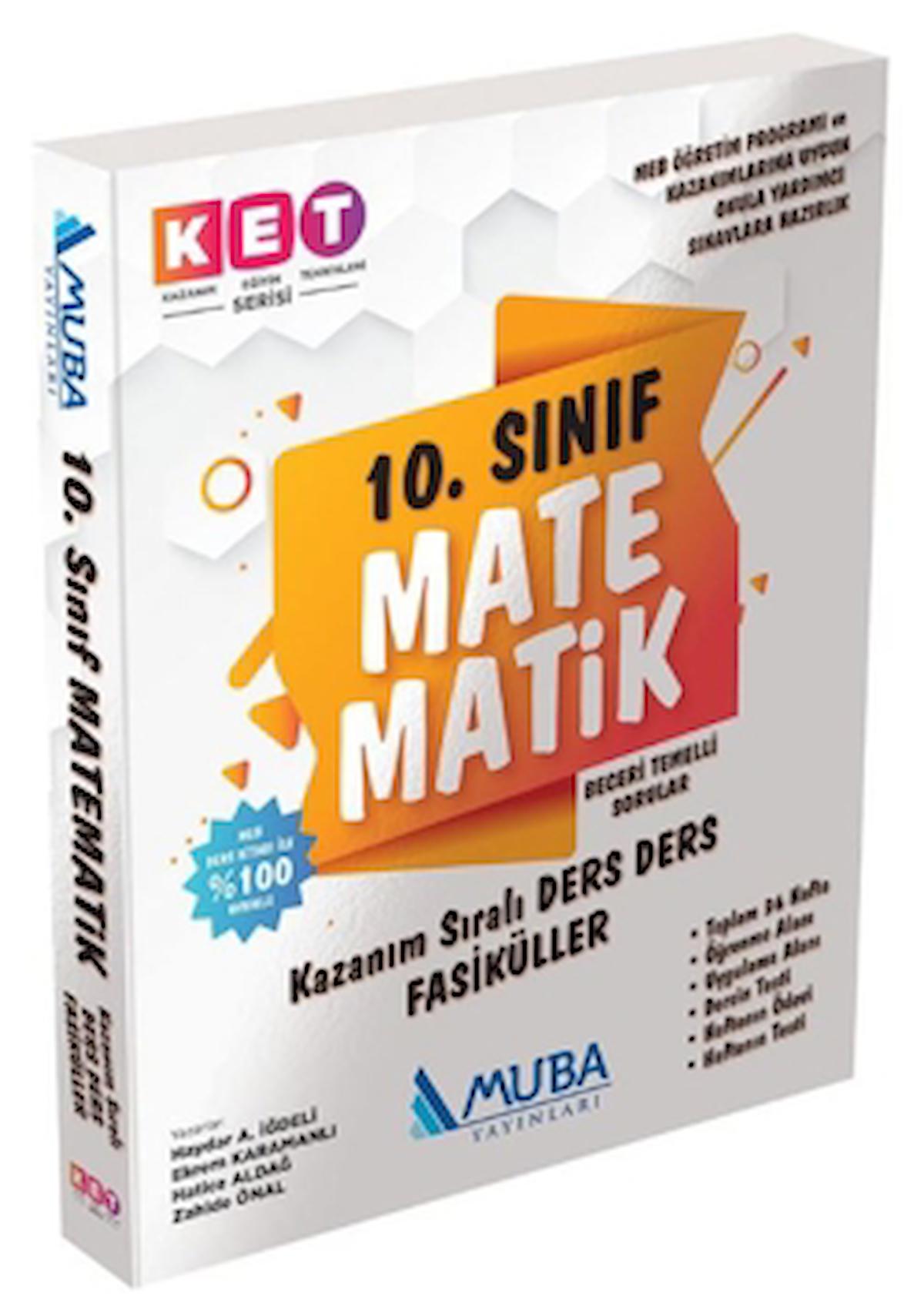 KET Serisi 10. Sınıf Matematik Defter ve Kitap Muba Yayınları