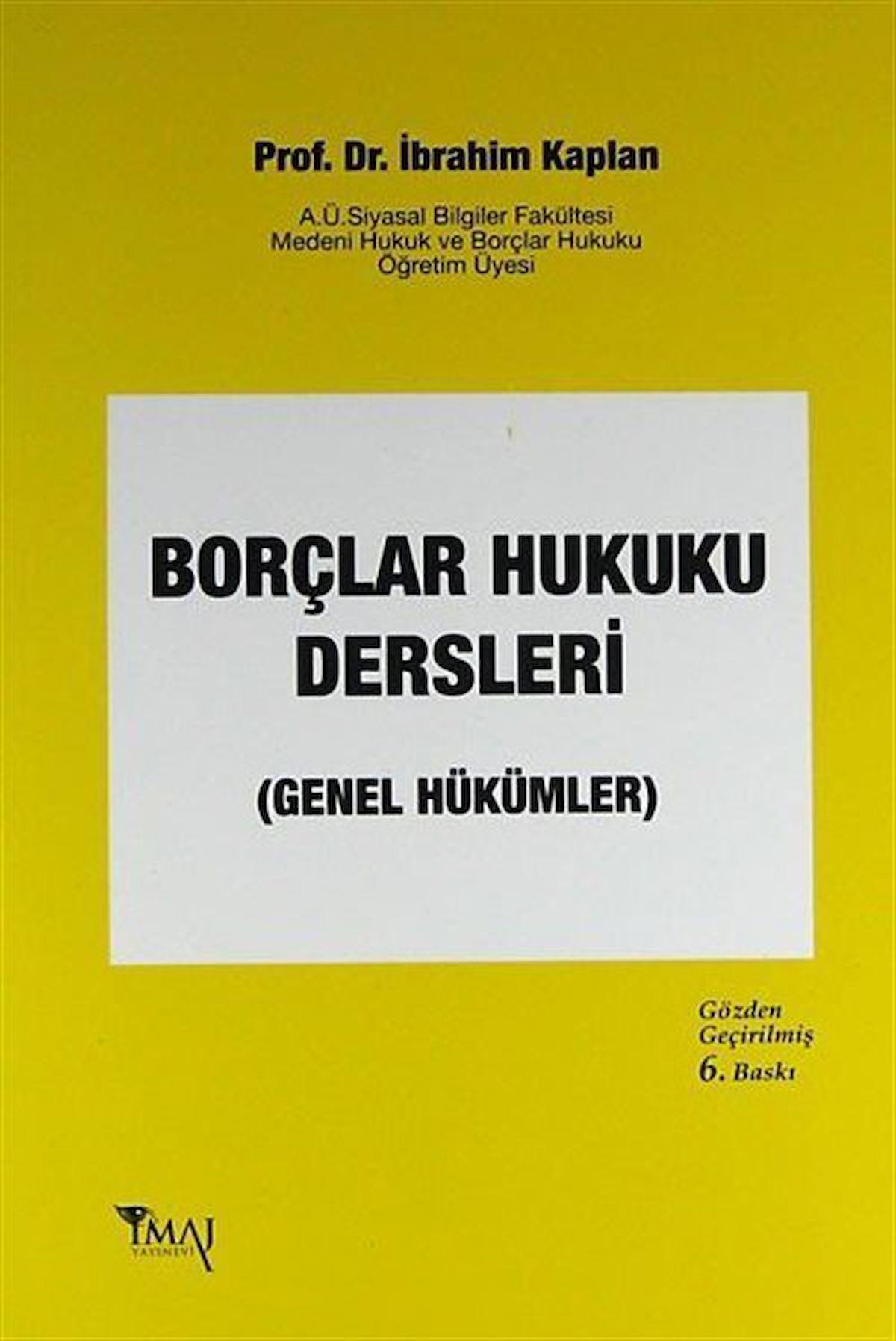 Borçlar Hukuku Dersleri