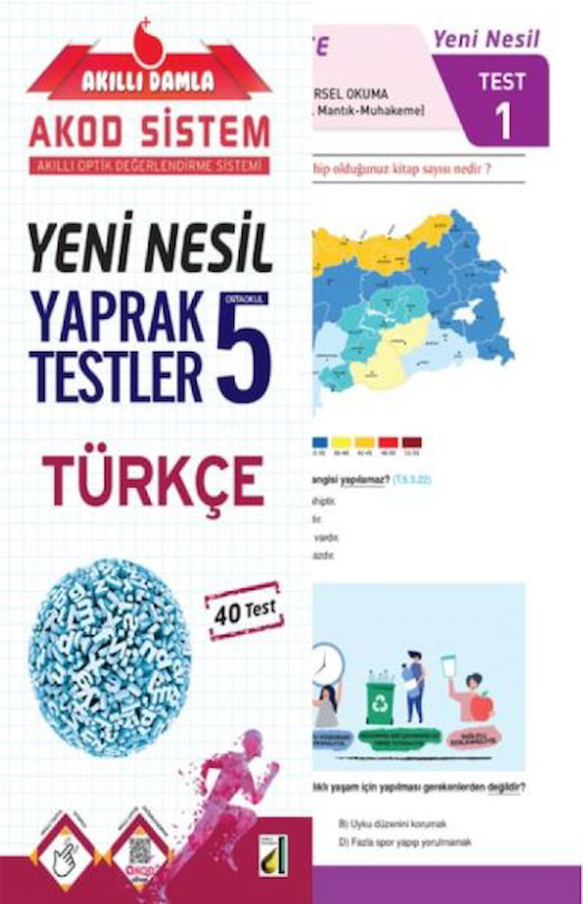 Yeni Nesil Türkçe Yaprak Testler 5. Sınıf