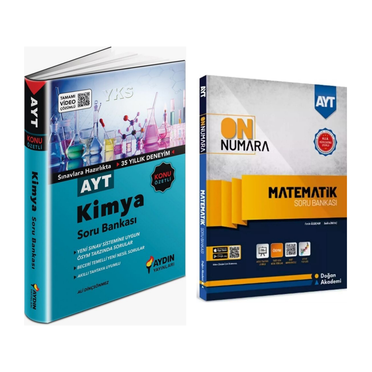 Ayt Kimya & On Numara Matematik Soru Bankaları