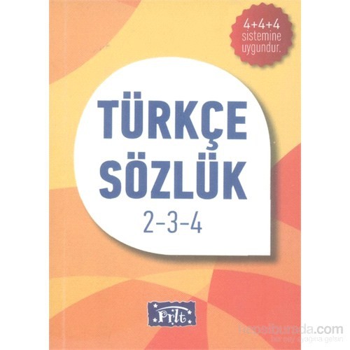 İlköğretim Türkçe Sözlük 2-3-4