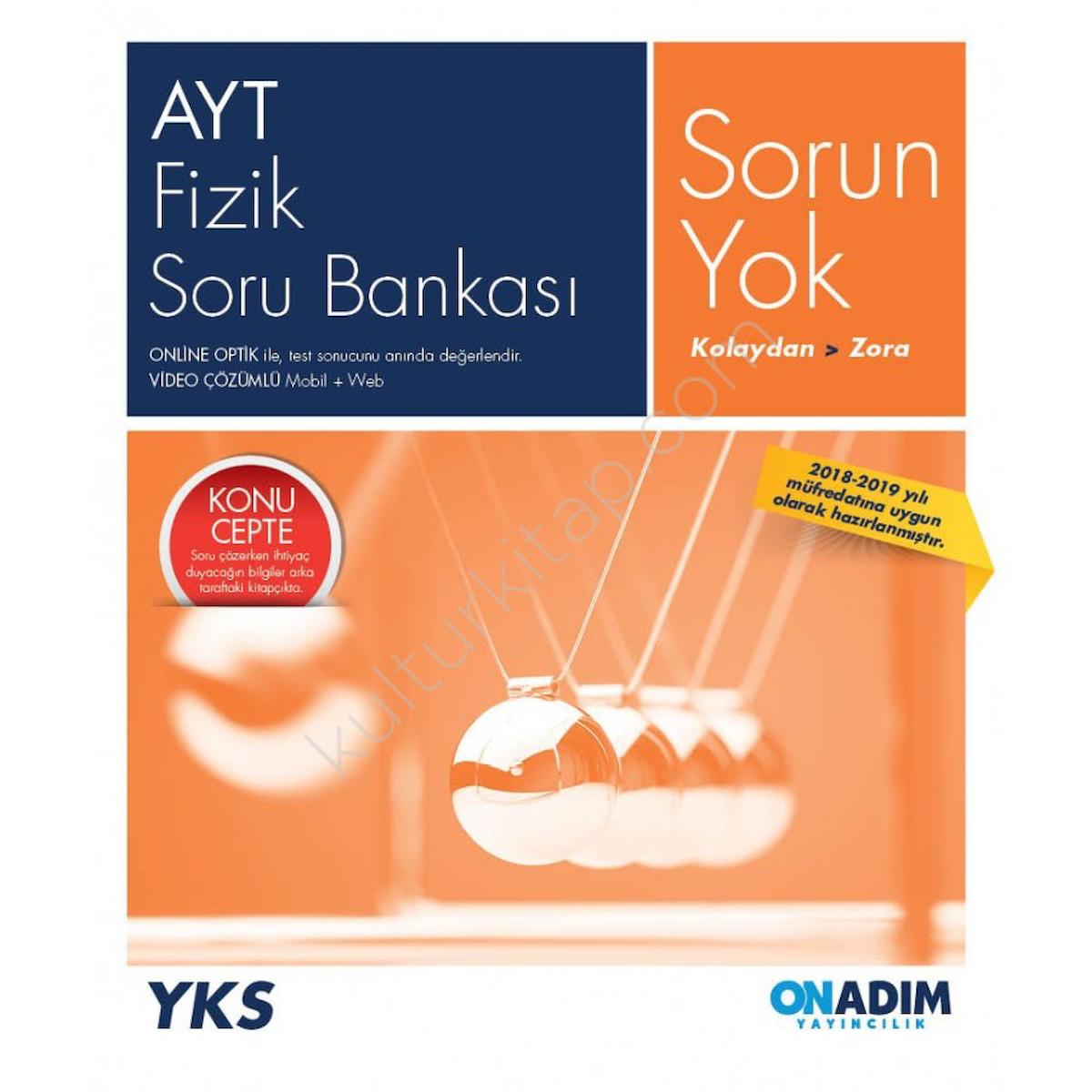 Onadım Ayt Fizik Soru Bankası