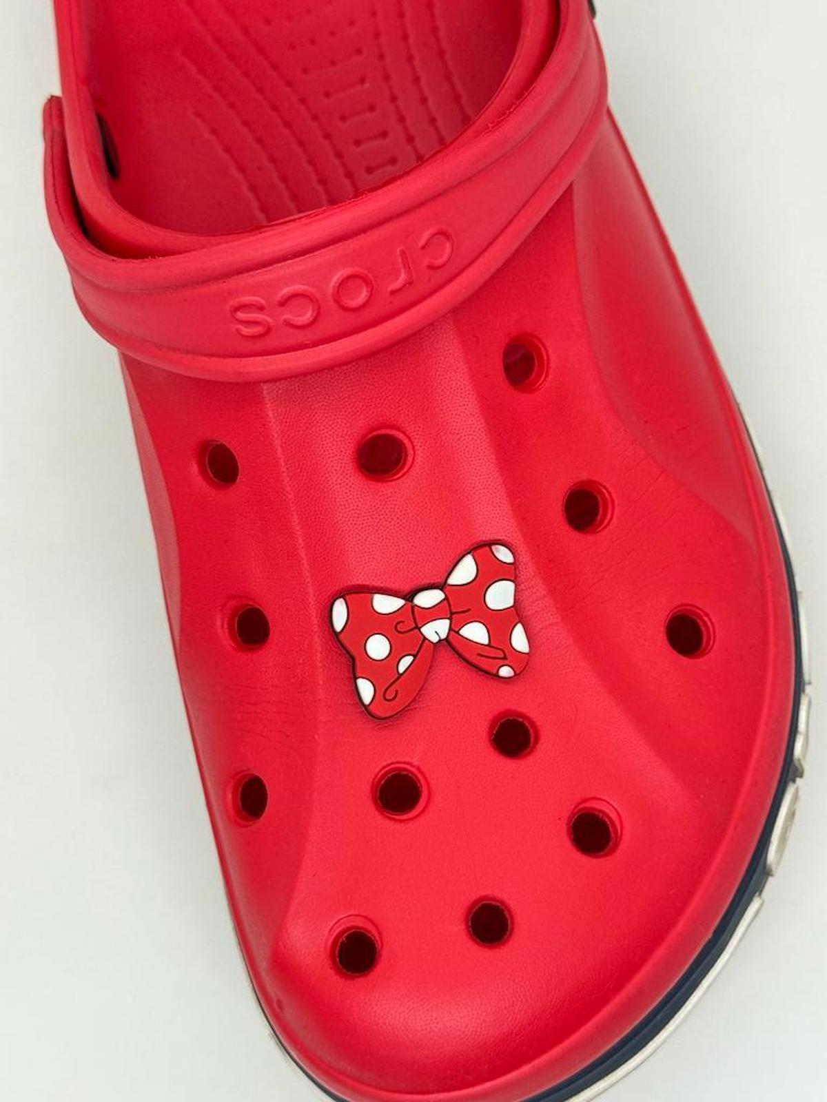 Minne Mouse Fiyonk 4 Temalı Temalı Jibbitz Crocs Terlik Süsü