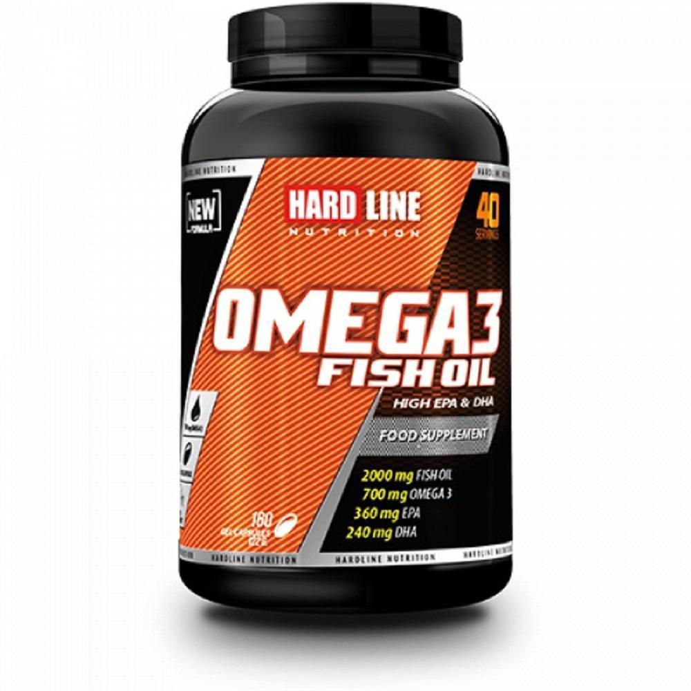 Hardline Omega 3 Fish Oil 160 Kapsül