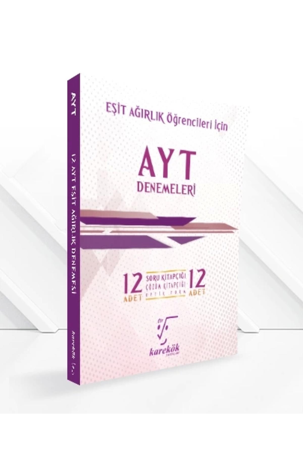 AYT 12'Lİ DENEME SETİ (EŞİT AĞIRLIK)