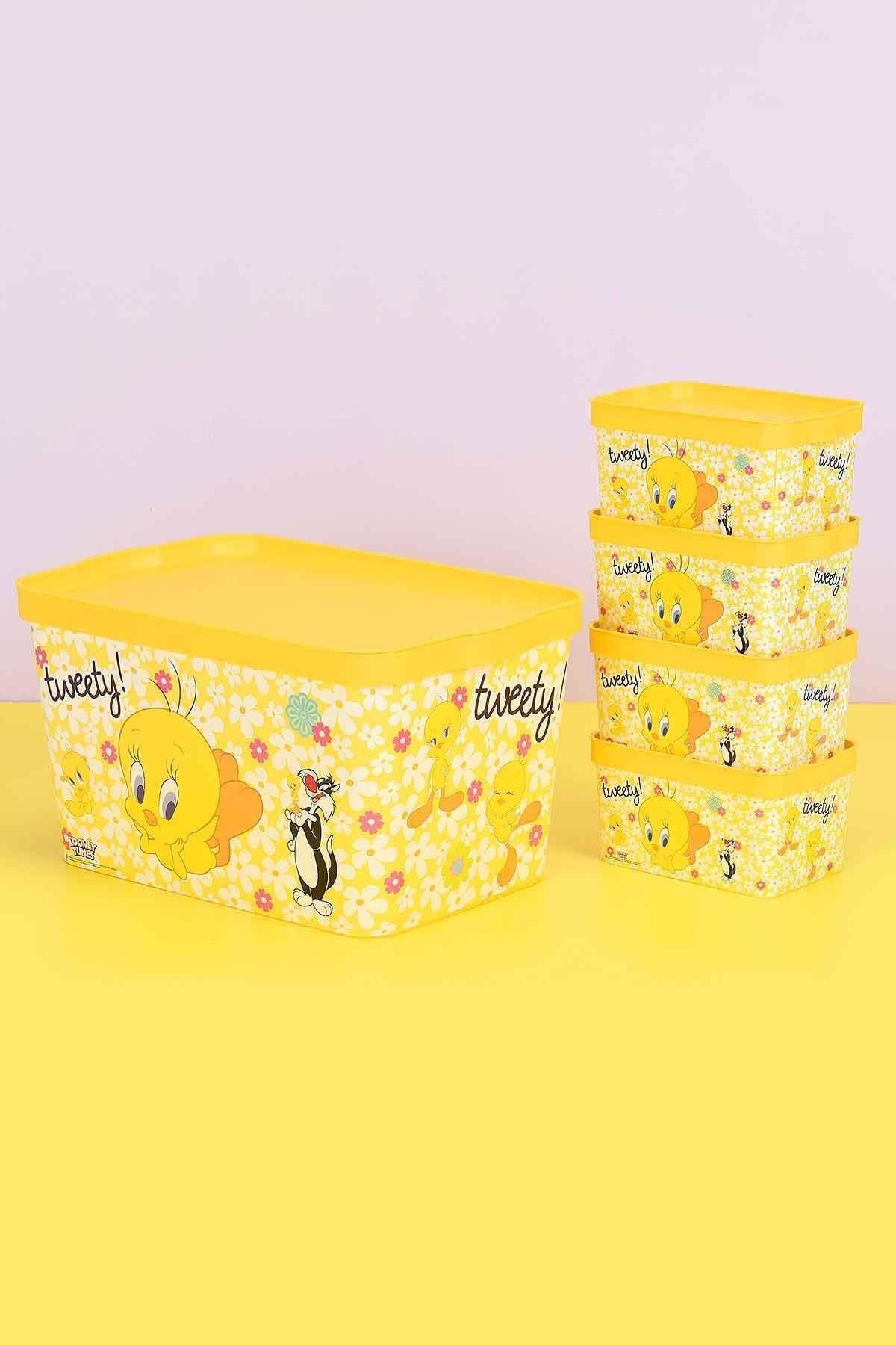 Tweety 5 Li Oyuncak Ve Hobi Kutu Seti---TP60153SET2