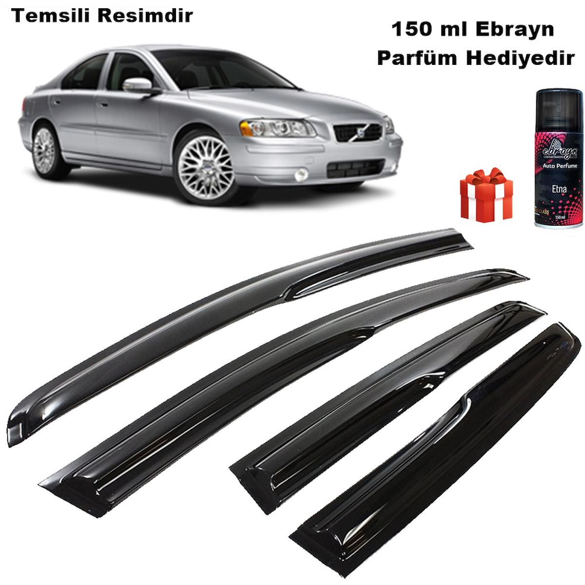 Volvo S60 Mügen Cam Rüzgarlığı 2001-2010 Arası 4 Lü Takım Koku Hediyeli