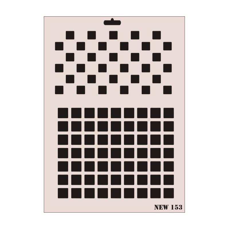 Rich New Seri N-153 Stencil 35x25 cm