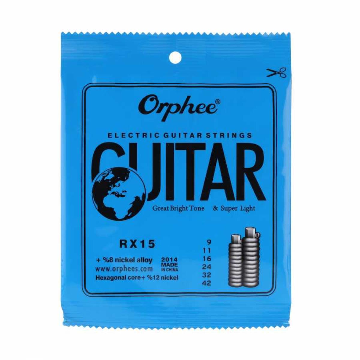 Orphee Rx15 Elektro Gitar Teli 09-42