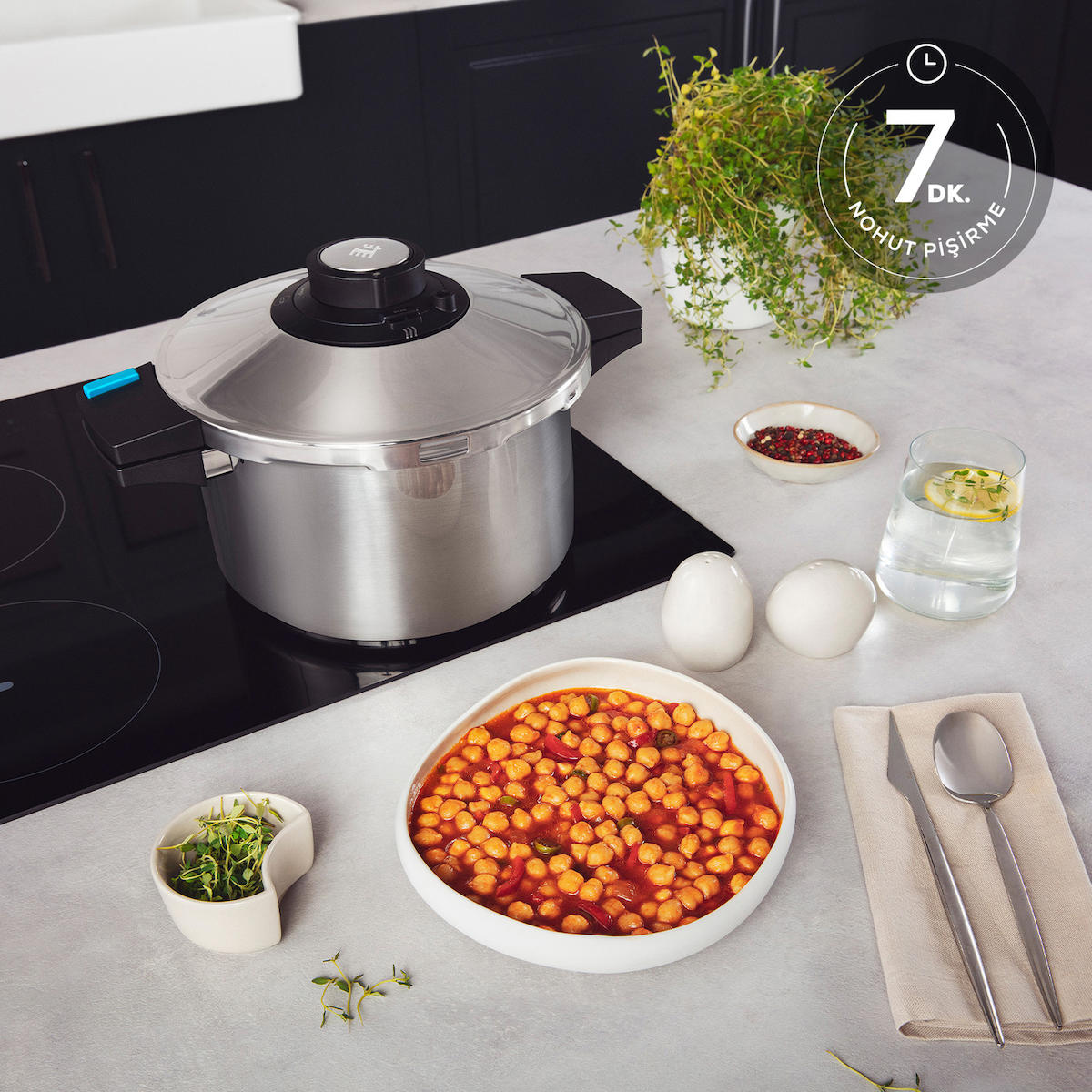 Karaca Quick And Safe Indüksiyon Tabanlı Düdüklü Tencere Seti 4+6 Lt