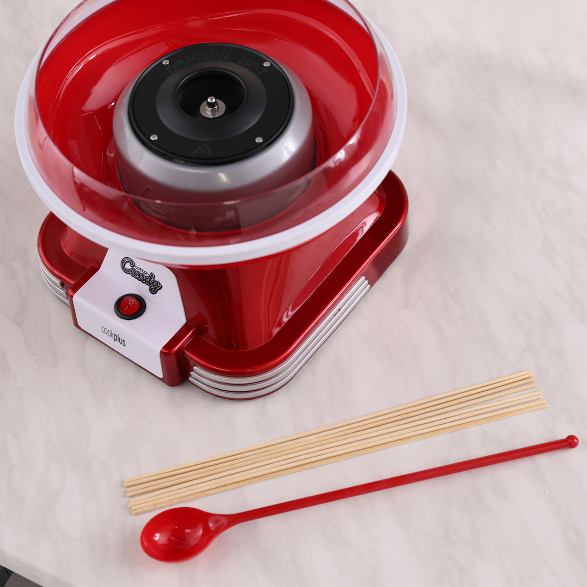 Cookplus Retro Pamuk Şeker Makinesi