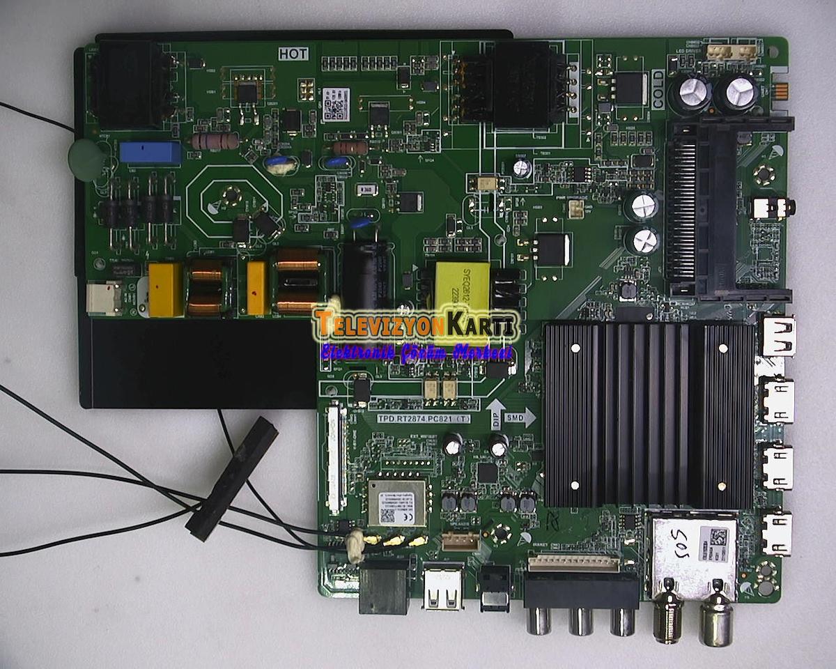 TPD.RT2874.PC821 , Skytech 50ST3204 , Main Board , PT500GT02