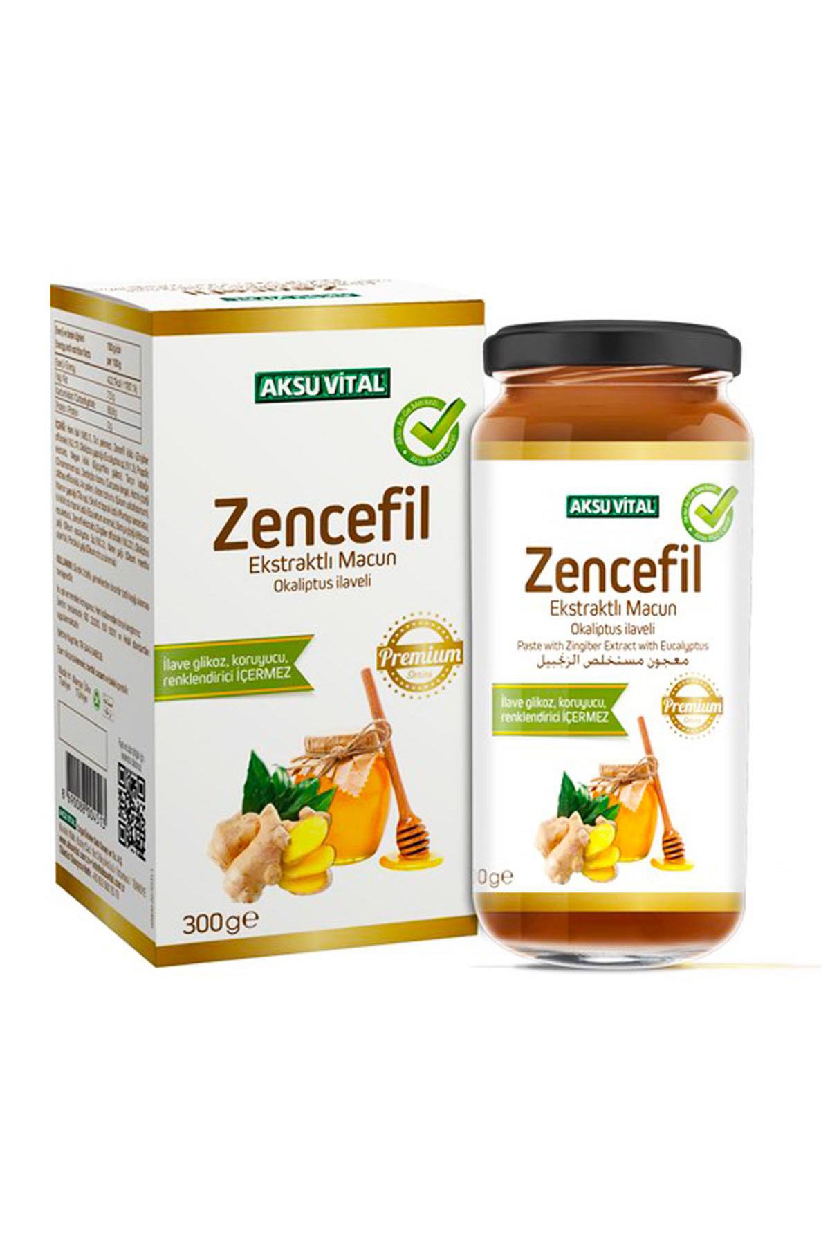 Aksuvital Zencefil Ekstratlı Macunu 300 gr