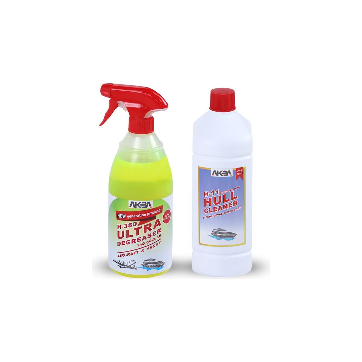 Akba 2'li Avantaj Marıne Set-Ultra Degreaser Branda ve Ağır Yüzey Temiz. 750 Ml,gövde Temizleyici 1l