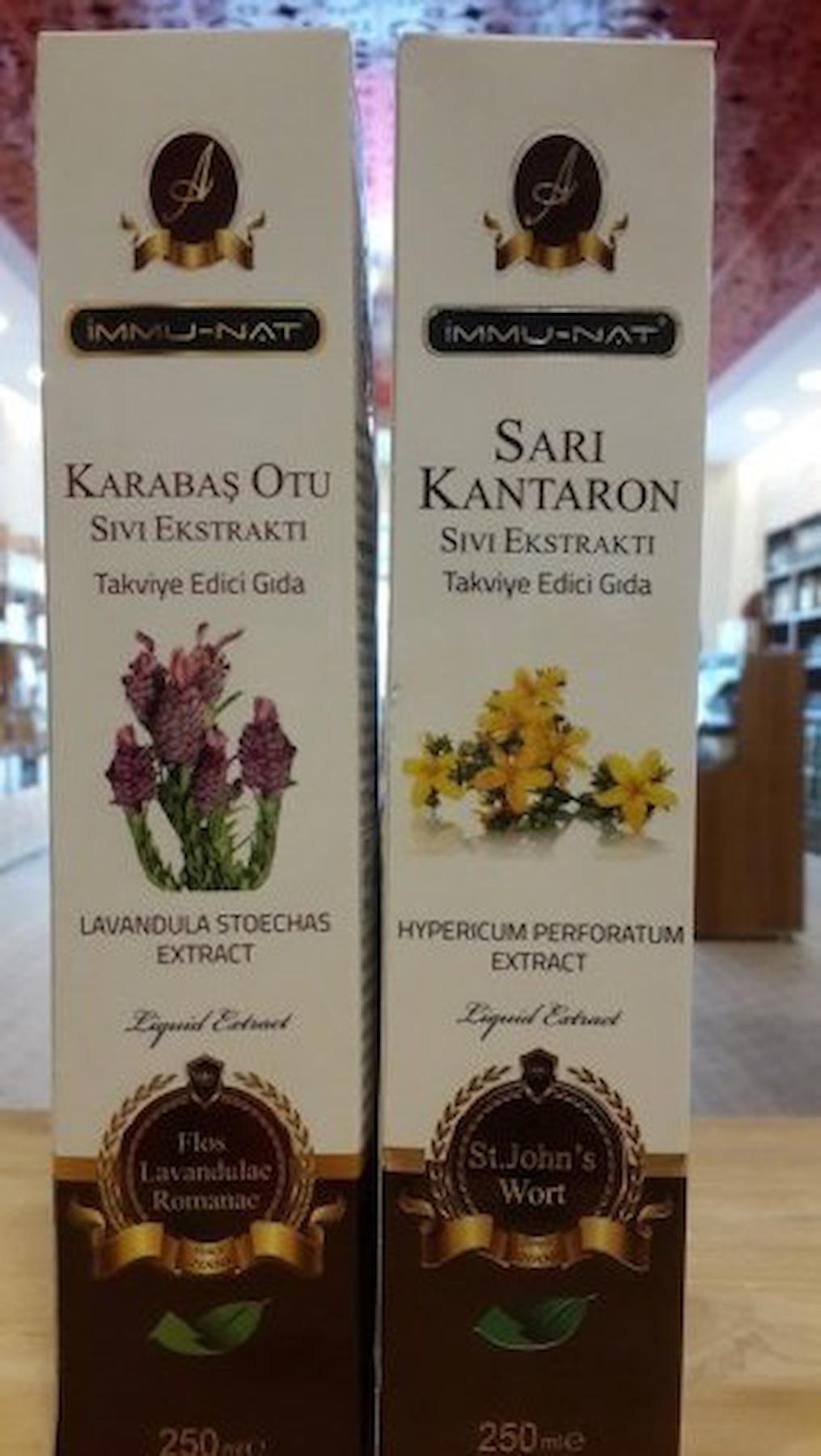 İmmunat Sarı Kantaron ve Karabaş Otu Sıvı Ekstraktı 250 + 250 ml