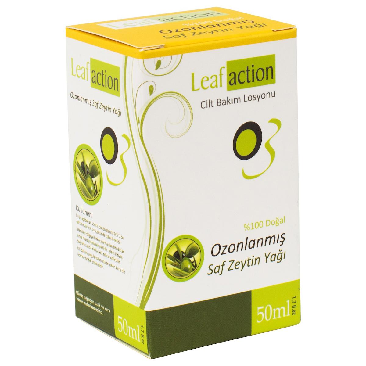 Leaf Action Ozonlanmış Zeytin Yağı 50 ml