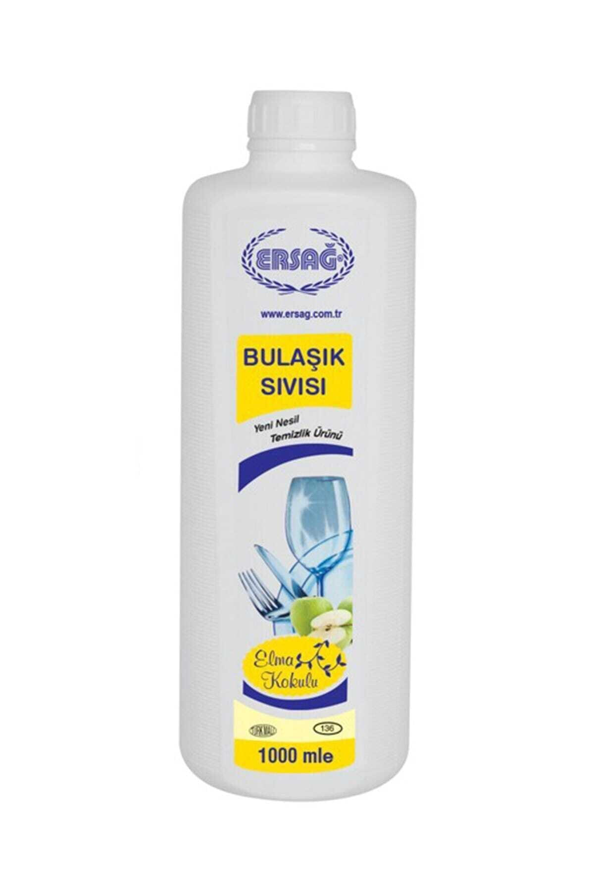 Ersağ Bulaşık Sıvısı 1000ml Elma Kokulu