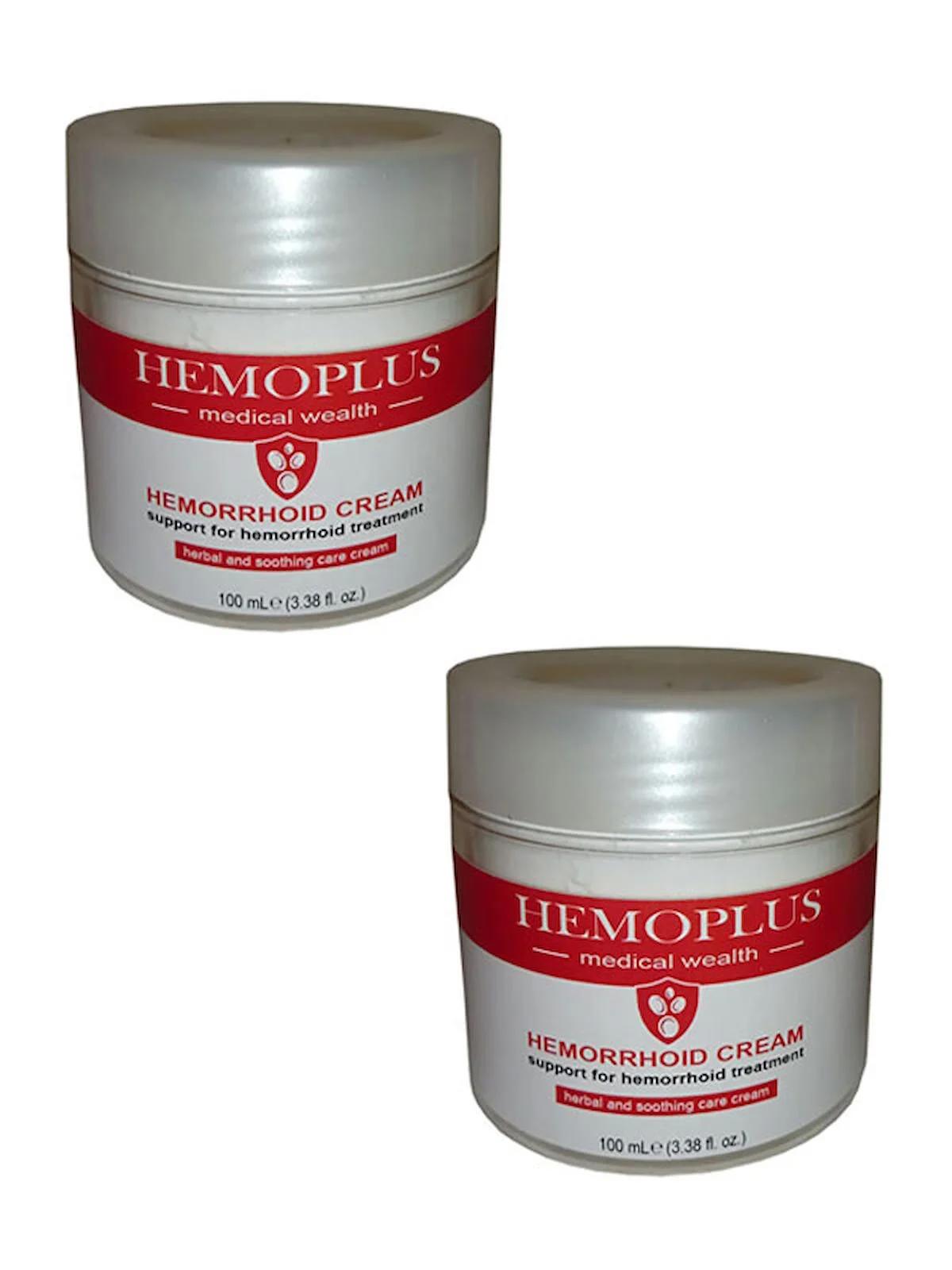 2 Adet Hemoplus Hemo-roid Basur Kremi 100 ml