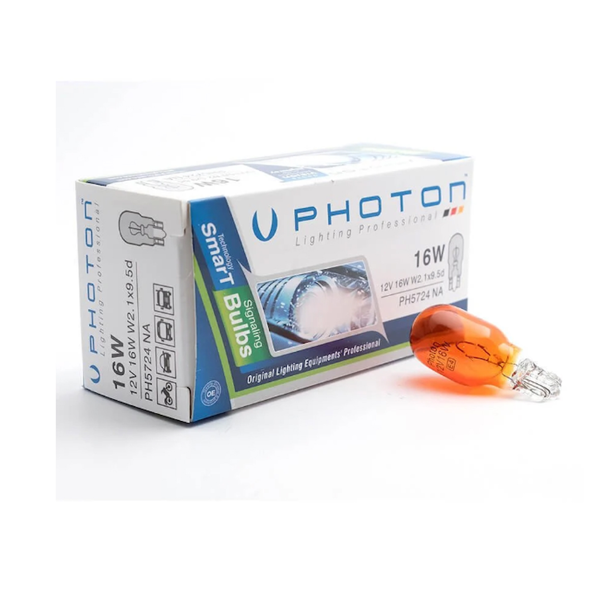 Photon T15 Ampul Koyu Turuncu 12v 2'li